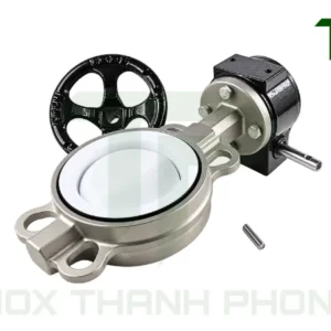 Cấu tạo của van bướm inox tay quay