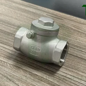 Van một chiều lá lật ren inox là gì?