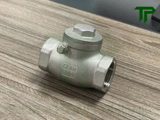 Van một chiều lá lật ren inox là gì?